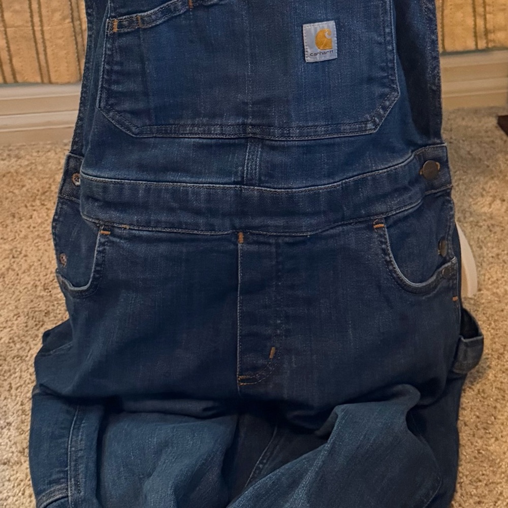 Carhartt Women’s Blue Denim Overalls